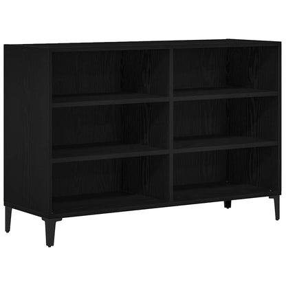 Sideboard Black Oak 103.5 x 35 x 70 cm Engineered Wood