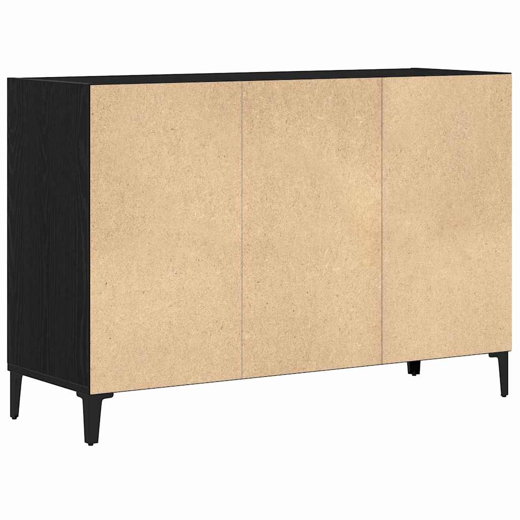 Sideboard Black Oak 103.5 x 35 x 70 cm Engineered Wood