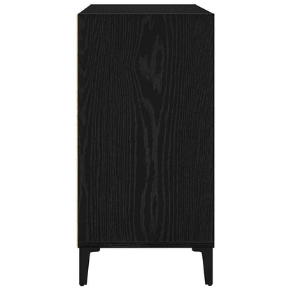 Sideboard Black Oak 103.5 x 35 x 70 cm Engineered Wood