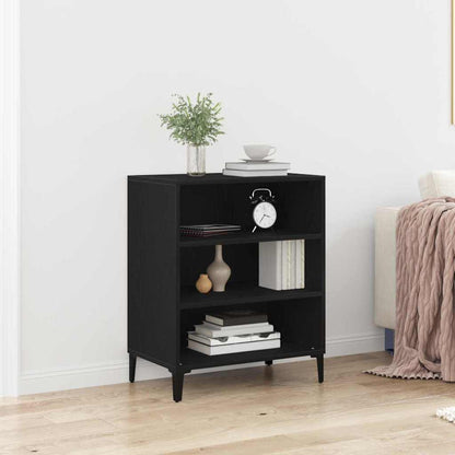 Sideboard Black Oak 57 x 35 x 70 cm Engineered Wood