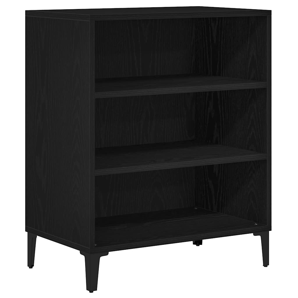 Sideboard Black Oak 57 x 35 x 70 cm Engineered Wood