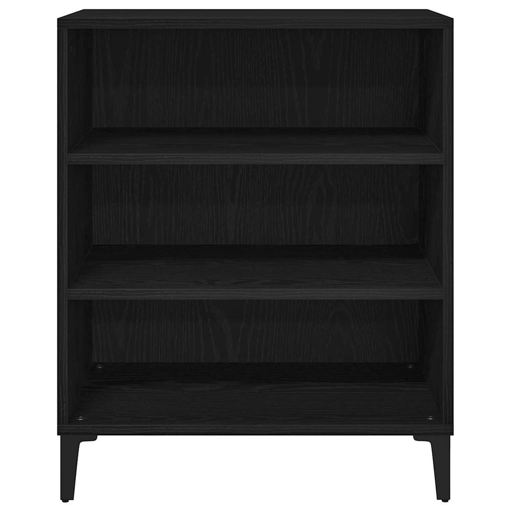 Sideboard Black Oak 57 x 35 x 70 cm Engineered Wood
