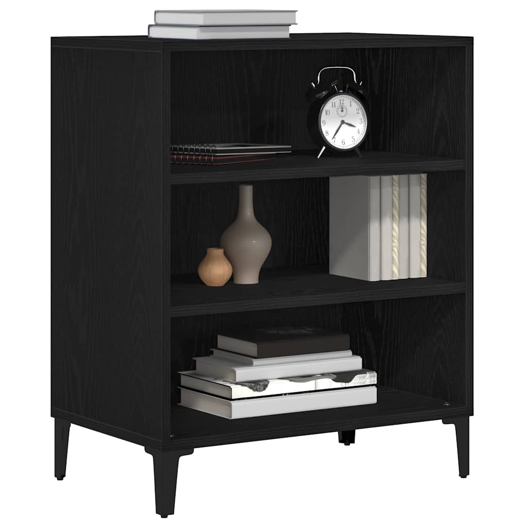 Sideboard Black Oak 57 x 35 x 70 cm Engineered Wood