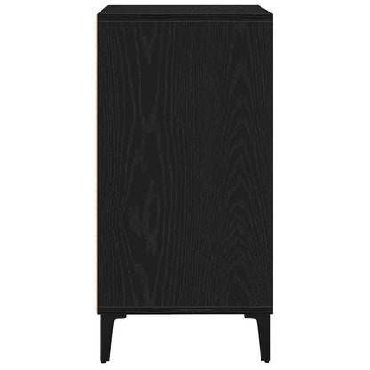 Sideboard Black Oak 57 x 35 x 70 cm Engineered Wood