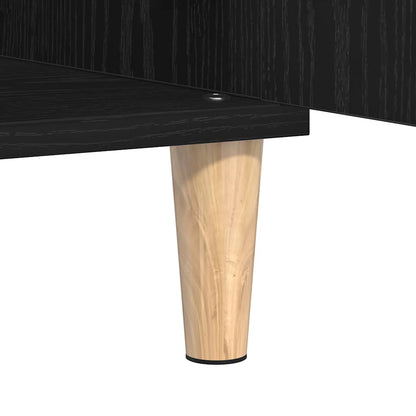 Sideboard Black Oak 60 x 35 x 70 cm Engineered Wood