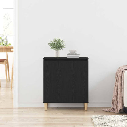 Sideboard Black Oak 60 x 35 x 70 cm Engineered Wood