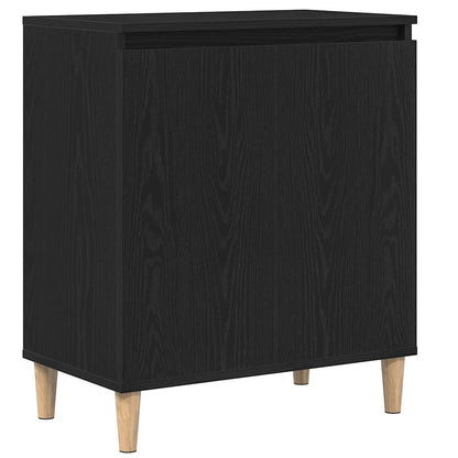 Sideboard Black Oak 60 x 35 x 70 cm Engineered Wood