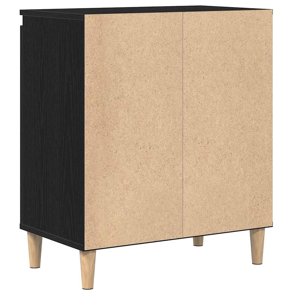 Sideboard Black Oak 60 x 35 x 70 cm Engineered Wood