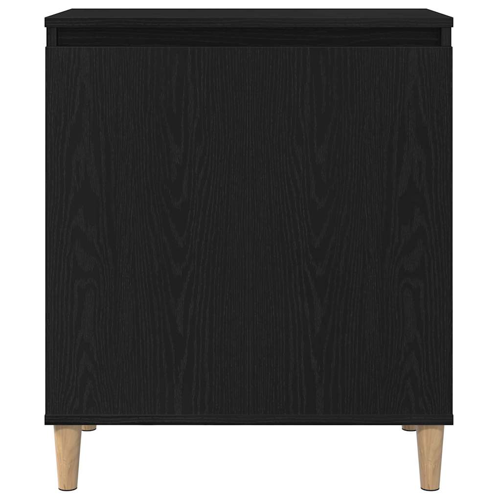 Sideboard Black Oak 60 x 35 x 70 cm Engineered Wood