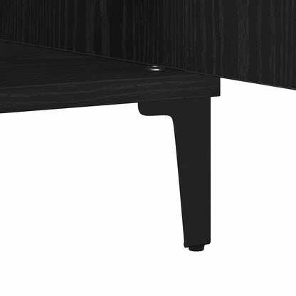 Sideboard Black Oak 60 x 35 x 70 cm Engineered Wood