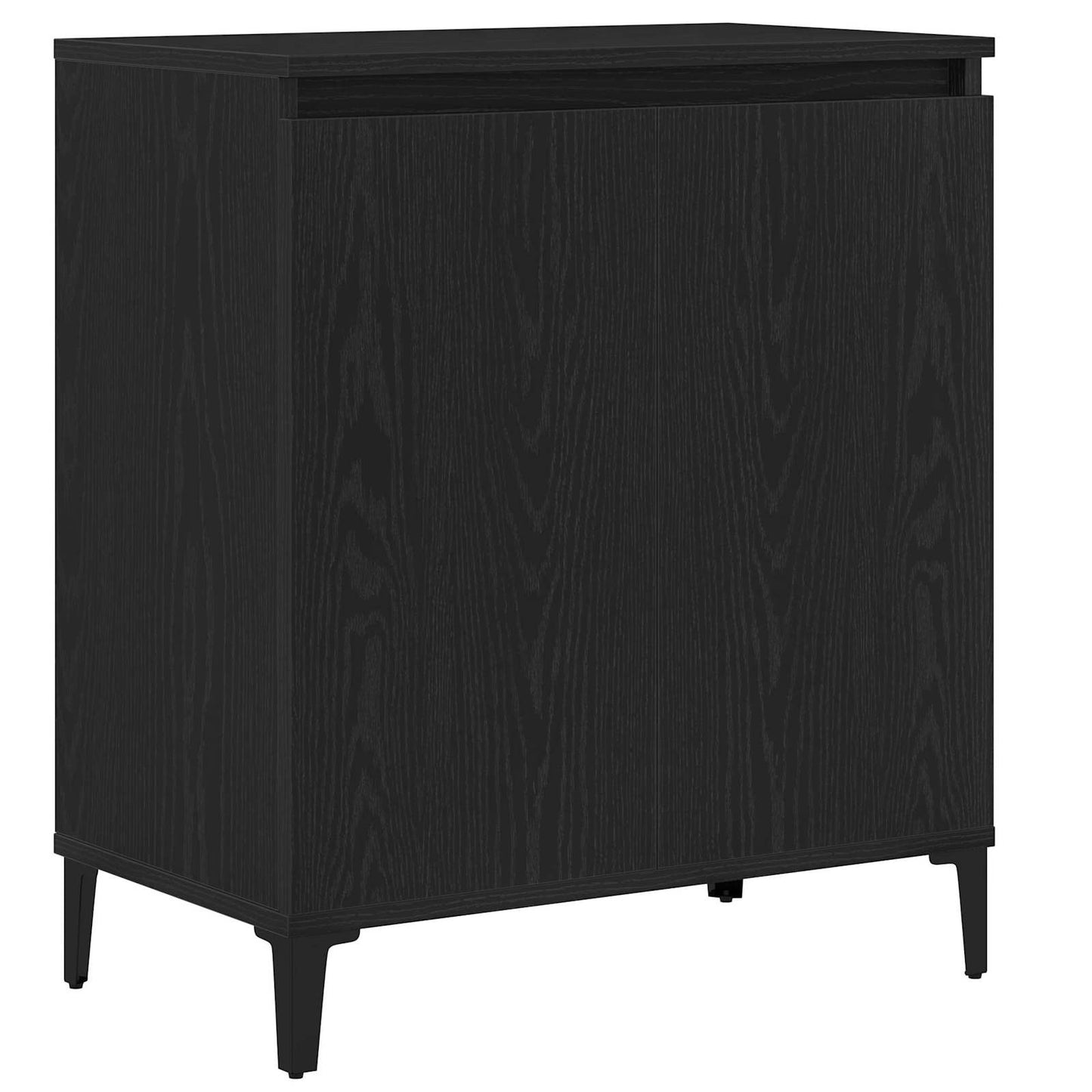 Sideboard Black Oak 60 x 35 x 70 cm Engineered Wood