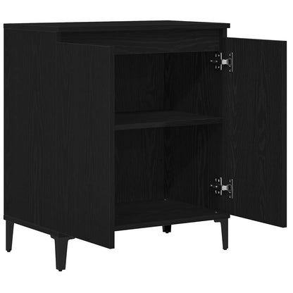 Sideboard Black Oak 60 x 35 x 70 cm Engineered Wood