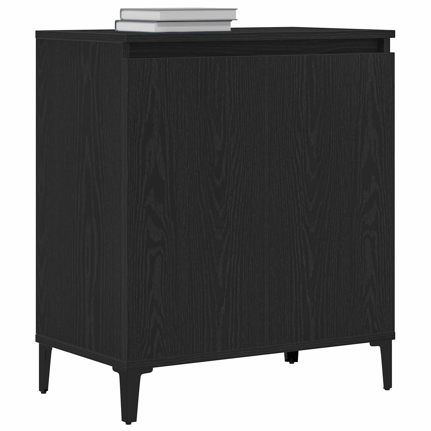 Sideboard Black Oak 60 x 35 x 70 cm Engineered Wood