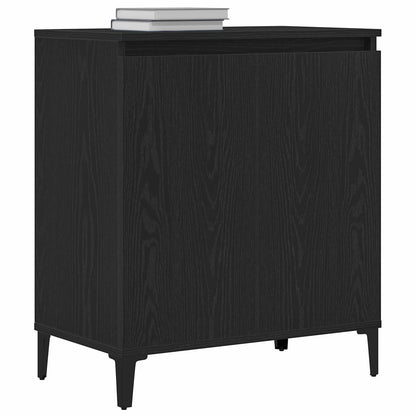 Sideboard Black Oak 60 x 35 x 70 cm Engineered Wood