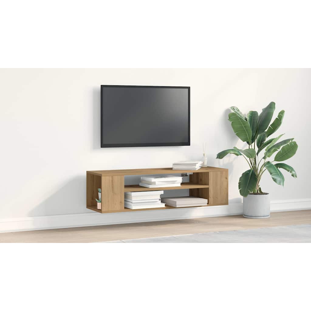 TV Cabinet Artisian oak 100 x 30 x 26.5 cm Engineered Wood