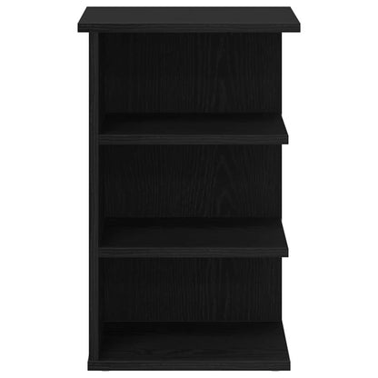 Side Cabinet Black Oak 35 x 35 x 55 cm Engineered Wood