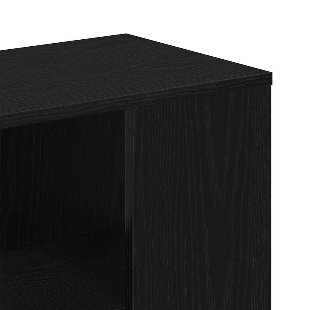 Sideboard Black Oak 60 x 30 x 50 cm Engineered Wood