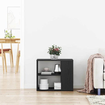 Sideboard Black Oak 60 x 30 x 50 cm Engineered Wood