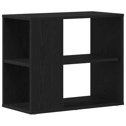 Sideboard Black Oak 60 x 30 x 50 cm Engineered Wood