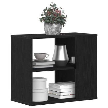 Sideboard Black Oak 60 x 30 x 50 cm Engineered Wood