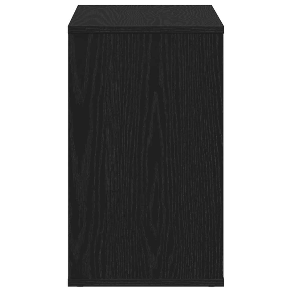 Sideboard Black Oak 60 x 30 x 50 cm Engineered Wood