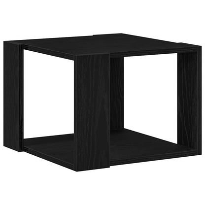 Coffee Table Black Oak 40 x 40 x 30 cm Engineered Wood