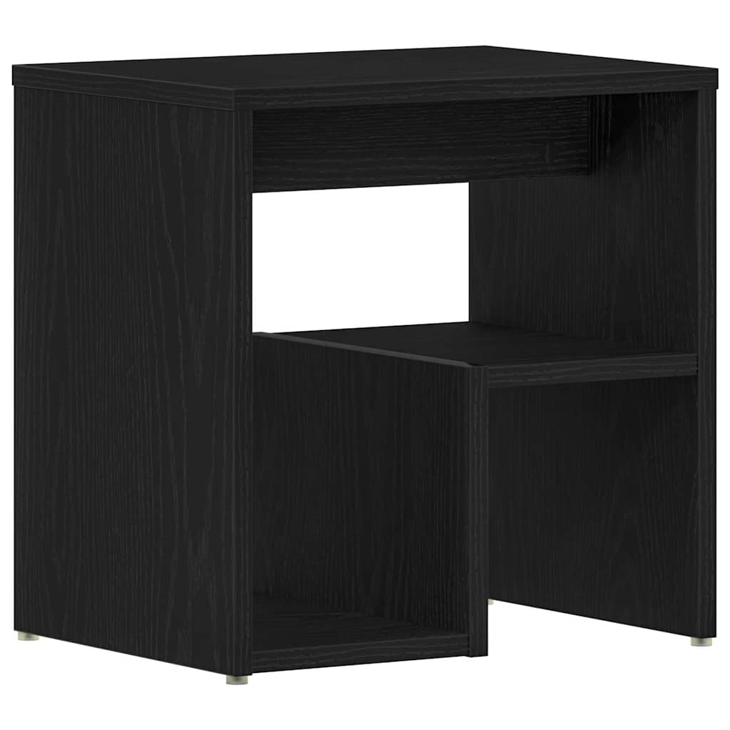 Bedside Cabinet 2 pcs Black Oak 40 x 30 x 40 cm Engineered Wood