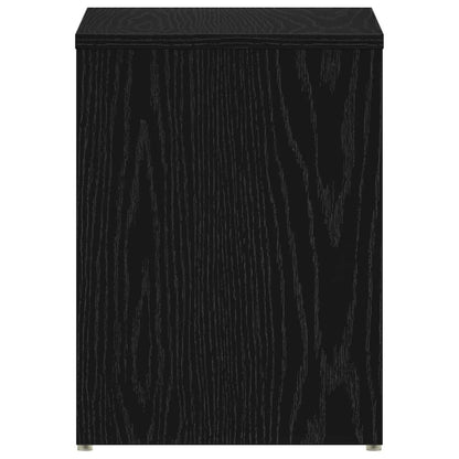 Bedside Cabinet 2 pcs Black Oak 40 x 30 x 40 cm Engineered Wood