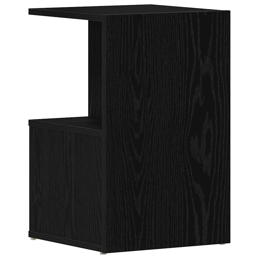 Bedside Cabinet Black Oak 35 x 35 x 55 cm Engineered Wood