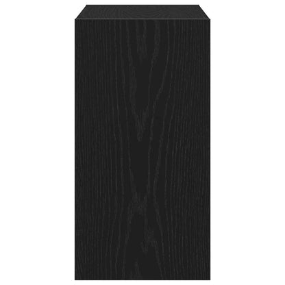 Side Table Black Oak 50 x 26 x 50 cm Engineered Wood