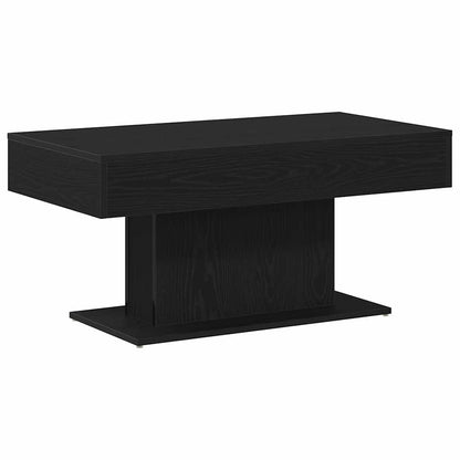 Coffee Table Black Oak 96 x 50 x 45 cm Engineered Wood