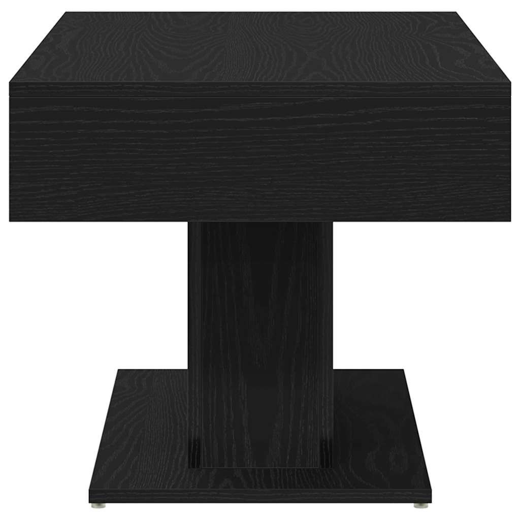 Coffee Table Black Oak 96 x 50 x 45 cm Engineered Wood