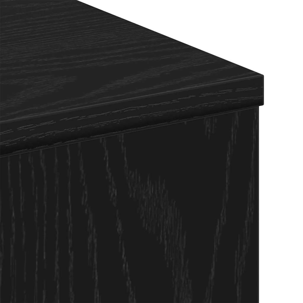 Coffee Table Black Oak 90 x 67 x 33 cm Engineered Wood