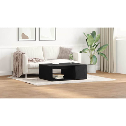 Coffee Table Black Oak 90 x 67 x 33 cm Engineered Wood