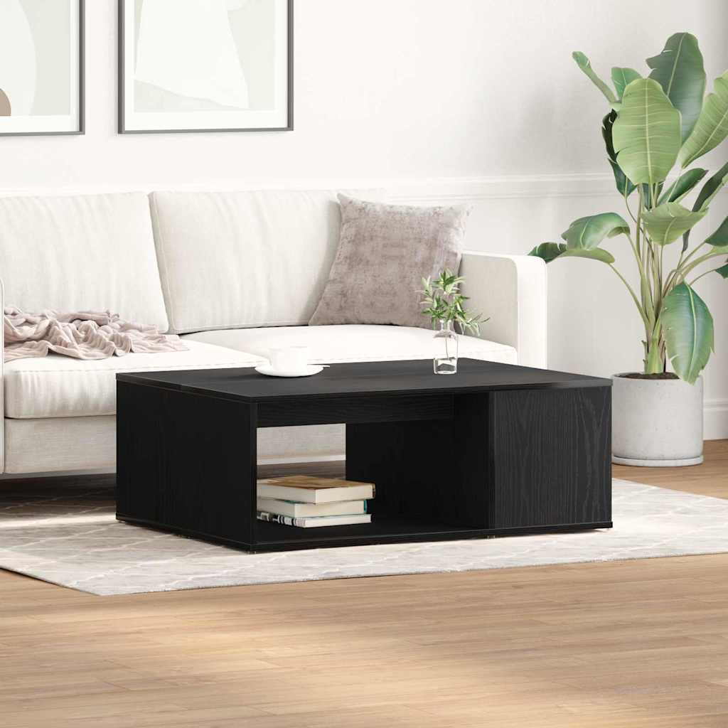Coffee Table Black Oak 90 x 67 x 33 cm Engineered Wood