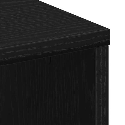 Coffee Table Black Oak 100 x 50 x 40 cm Engineered Wood