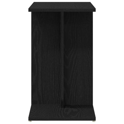 Side Table Black Oak 50 x 30 x 50 cm Engineered Wood