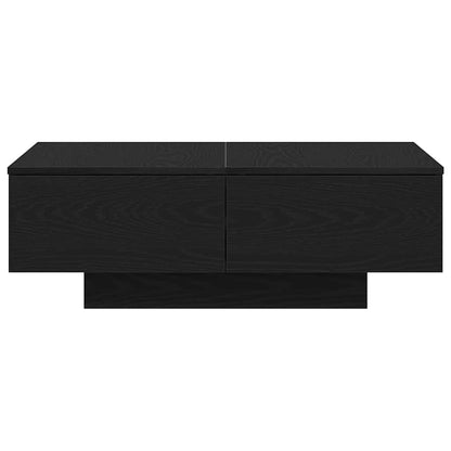 Coffee Table Black Oak 90 x 60 x 31 cm Engineered Wood