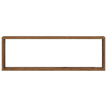 Wall Shelves 4 pcs Old Wood 80 x 15 x 26 cm Engineered Wood