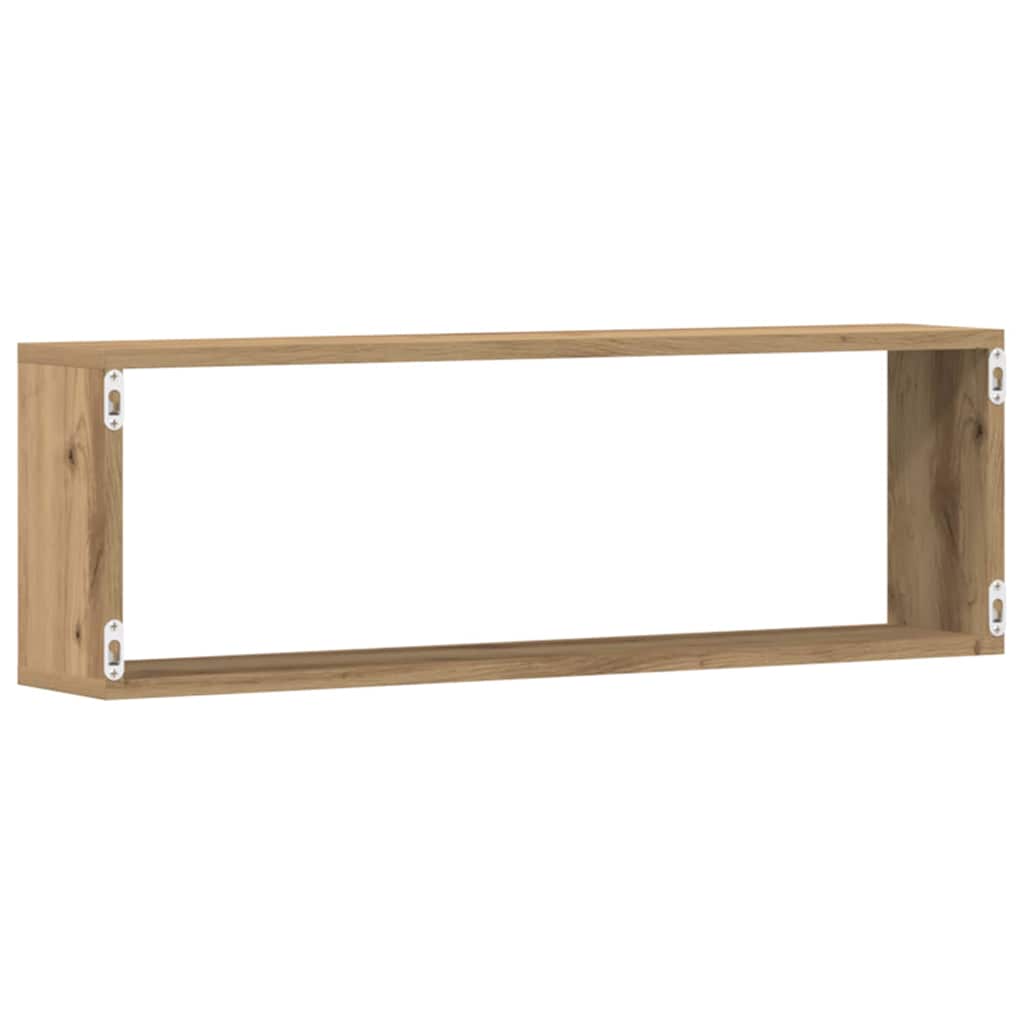 Wall Shelves 4 pcs Artisian Oak 80 x 15 x 26 cm Engineered Wood