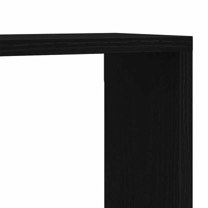 Wall Shelves 2 pcs Black Oak 60 x 15 x 23 cm Engineered Wood