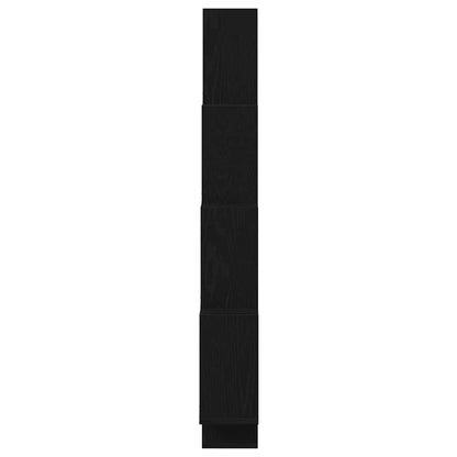 Wall Shelf Wall-Mounted Black Oak 90 x 15 x 119.5 cm