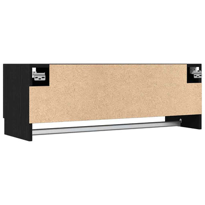 Wardrobe Black Oak 100 x 32.5 x 35 cm Engineered Wood