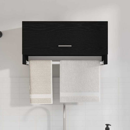 Wardrobe Black Oak 70 x 32.5 x 35 cm Engineered Wood