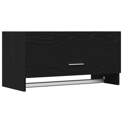 Wardrobe Black Oak 70 x 32.5 x 35 cm Engineered Wood