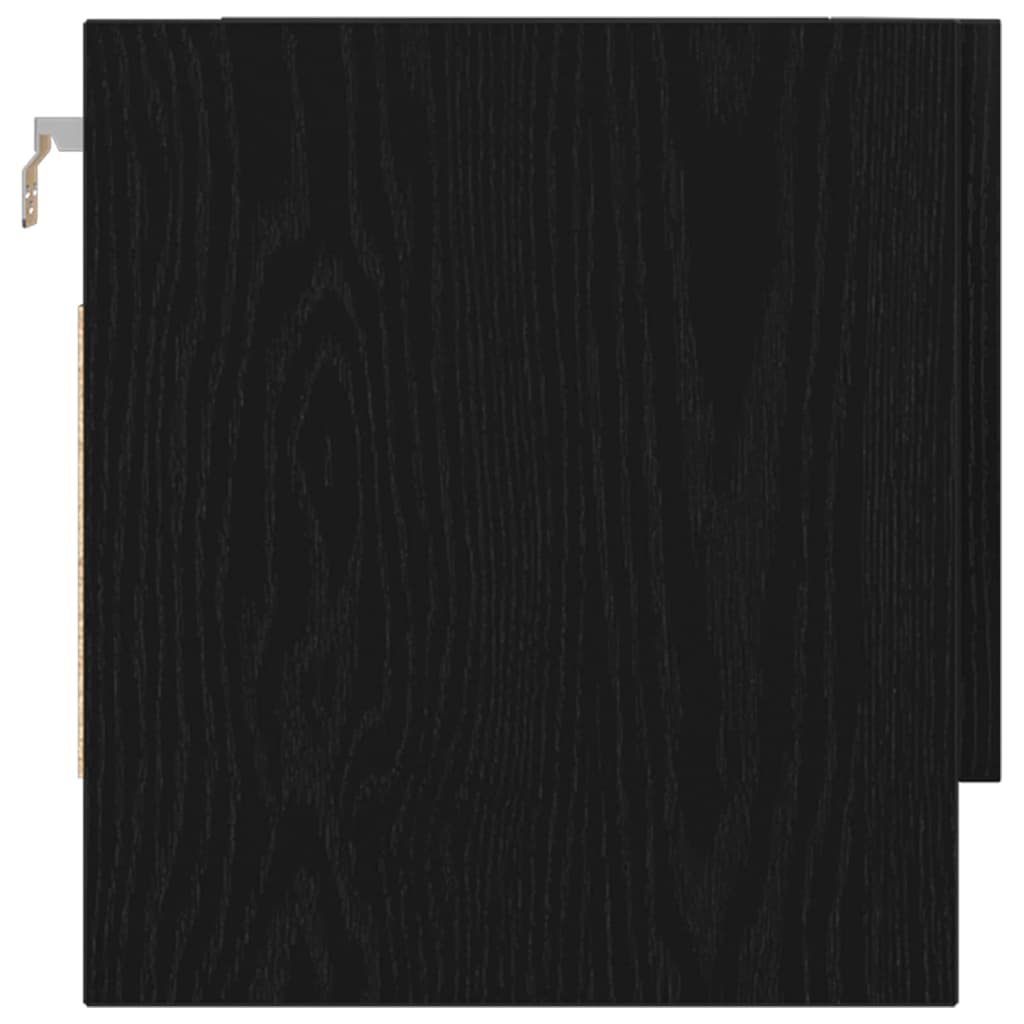 Wardrobe Black Oak 70 x 32.5 x 35 cm Engineered Wood