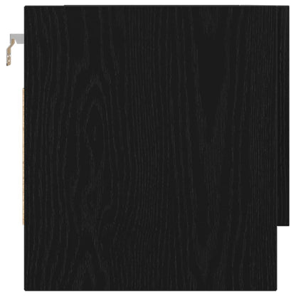 Wardrobe Black Oak 70 x 32.5 x 35 cm Engineered Wood