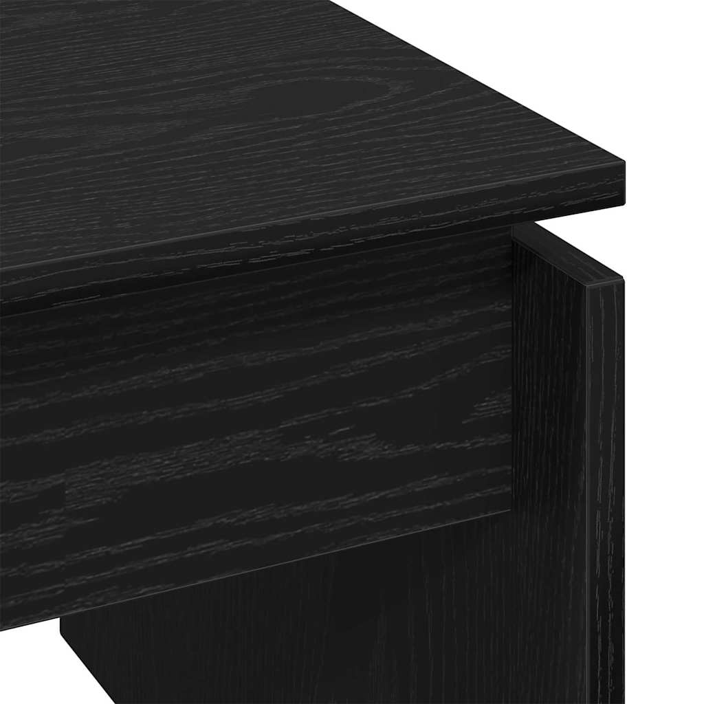 Coffee Table Black Oak 68 x 50 x 38 cm Engineered Wood