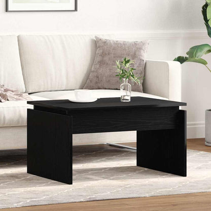 Coffee Table Black Oak 68 x 50 x 38 cm Engineered Wood