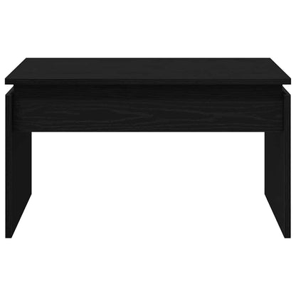 Coffee Table Black Oak 68 x 50 x 38 cm Engineered Wood